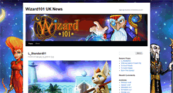 Desktop Screenshot of blog.wizard101.co.uk